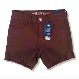 NWT AMERICAN EAGLE HIGH RISE SHORTIE SHORTS